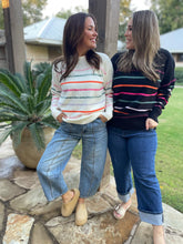 Load image into Gallery viewer, PREORDER: Come On Get Happy Striped Sweater in Two Colors
