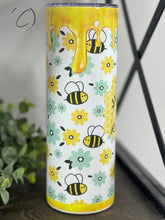 Load image into Gallery viewer, PREORDER: Just Bee Kind Skinny Tumbler
