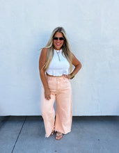 Load image into Gallery viewer, PREORDER: Peach Wash Barrel Jeans

