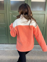 Load image into Gallery viewer, PREORDER: Half Zip Fleece Pullover in Sherbet
