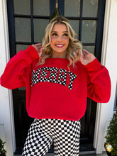 Load image into Gallery viewer, PREORDER: Merry Checkered Sweatshirt
