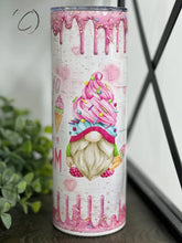 Load image into Gallery viewer, PREORDER: Love &amp; Ice Cream Gnome Skinny Tumbler
