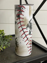 Load image into Gallery viewer, PREORDER: Rub Some Dirt Baseball Skinny Tumbler
