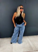 Load image into Gallery viewer, PREORDER: Charlie Cinch Hem Wide Leg Jeans
