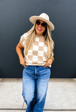 Load image into Gallery viewer, PREORDER: Sidni Checkered Sweater in Two Colors
