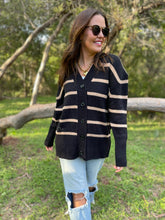 Load image into Gallery viewer, PREORDER: Brooks Striped Cardigan
