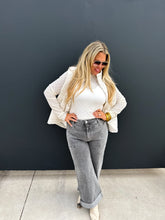 Load image into Gallery viewer, PREORDER: Grey Clover Front Pocket Jeans
