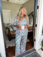 Load image into Gallery viewer, PREORDER: Tis the Season Luxe PJ Set in Two Prints
