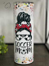 Load image into Gallery viewer, PREORDER: Soccer Mom Skinny Tumbler
