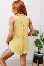 Load image into Gallery viewer, A Few of My Favorite Things Round Neck Tank in Lime
