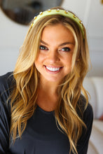 Load image into Gallery viewer, Lime Rhinestone Slim Headband
