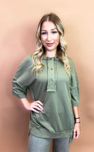 Load image into Gallery viewer, Camilla Oversized Top in Sage
