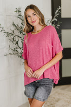 Load image into Gallery viewer, Basically Flowing Dolman Sleeve Top in Hot Pink
