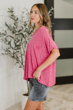 Load image into Gallery viewer, Basically Flowing Dolman Sleeve Top in Hot Pink

