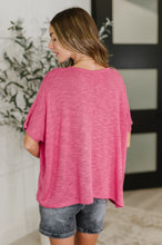 Load image into Gallery viewer, Basically Flowing Dolman Sleeve Top in Hot Pink
