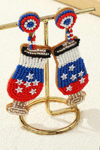 Load image into Gallery viewer, Freedom Cocktail Beaded Dangle Earrings
