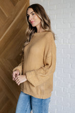 Load image into Gallery viewer, Bubbly Personality Bubble Sleeve Sweater in Wheat
