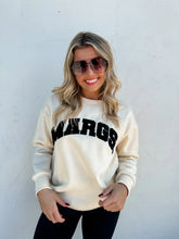 Load image into Gallery viewer, PREORDER: Margs Sherpa Letter Sweatshirt
