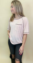 Load image into Gallery viewer, Belin Distressed Top in Blush
