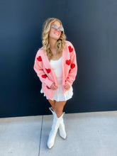 Load image into Gallery viewer, PREORDER: Be Mine Sequin Heart Cardigan in Three Colors
