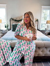 Load image into Gallery viewer, PREORDER: Tis the Season Luxe PJ Set in Two Prints
