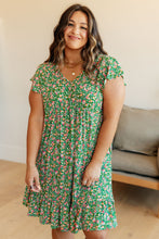 Load image into Gallery viewer, Can&#39;t Fight the Feeling Floral Dress in Green
