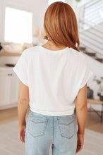 Load image into Gallery viewer, Clearly Classic Short Sleeve Top in White
