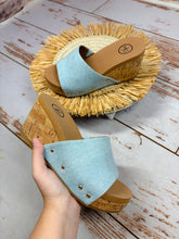 Load image into Gallery viewer, Belinda Denim Wedge
