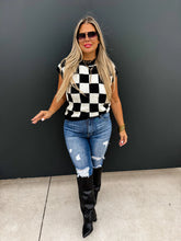 Load image into Gallery viewer, PREORDER: Sidni Checkered Sweater in Two Colors
