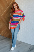 Load image into Gallery viewer, Deep Thoughts Striped Loose Knit Top
