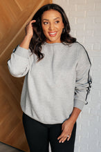Load image into Gallery viewer, Don't Get Stuck Stripe Detail Sweatshirt
