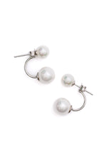 Load image into Gallery viewer, Double Pearl Stud Earrings

