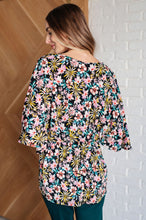 Load image into Gallery viewer, Dreamer Top in Teal and Pink Floral
