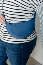 Load image into Gallery viewer, Essentially Everything Round Mini Crossbody Bag in Dusty Blue
