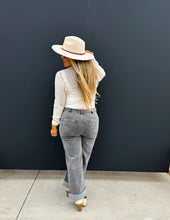 Load image into Gallery viewer, PREORDER: Grey Clover Front Pocket Jeans
