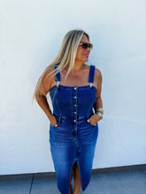 Load image into Gallery viewer, PREORDER: Frankie Overall Denim Dress
