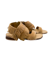 Load image into Gallery viewer, Fringe Star Sandal in Tan
