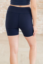 Load image into Gallery viewer, Getting Active Biker Shorts in Navy
