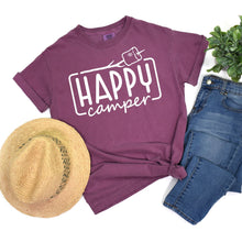 Load image into Gallery viewer, PREORDER: Happy Camper Graphic Tee
