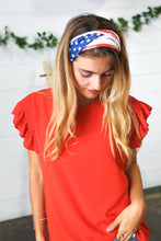 Load image into Gallery viewer, American Themed Knit Twist Headband
