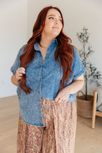 Load image into Gallery viewer, I Could Be Famous Denim Button Up
