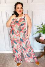 Load image into Gallery viewer, Weekend Ready Fuchsia Patchwork Baggy Overall Jumpsuit
