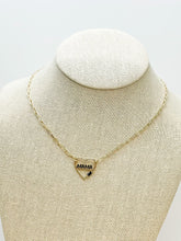 Load image into Gallery viewer, PREORDER: Mama Heart Lock Chainlink Necklace
