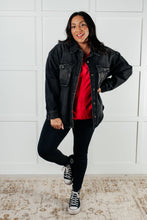 Load image into Gallery viewer, I'll Never Forget Ribbed Dolman Sleeve Top in Red

