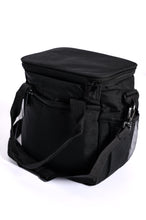 Load image into Gallery viewer, Insulated Checked Tote in Black
