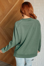 Load image into Gallery viewer, It's The Little Things Relaxed Scuba Pullover in Dark Forest
