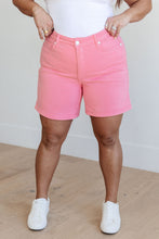 Load image into Gallery viewer, Jenna High Rise Control Top Cuffed Shorts in Pink
