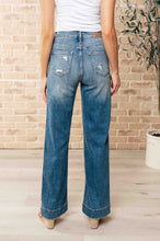 Load image into Gallery viewer, Katrina High Waist Distressed Denim Trousers
