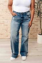 Load image into Gallery viewer, Katrina High Waist Distressed Denim Trousers
