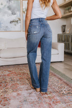 Load image into Gallery viewer, Katrina High Waist Distressed Denim Trousers
